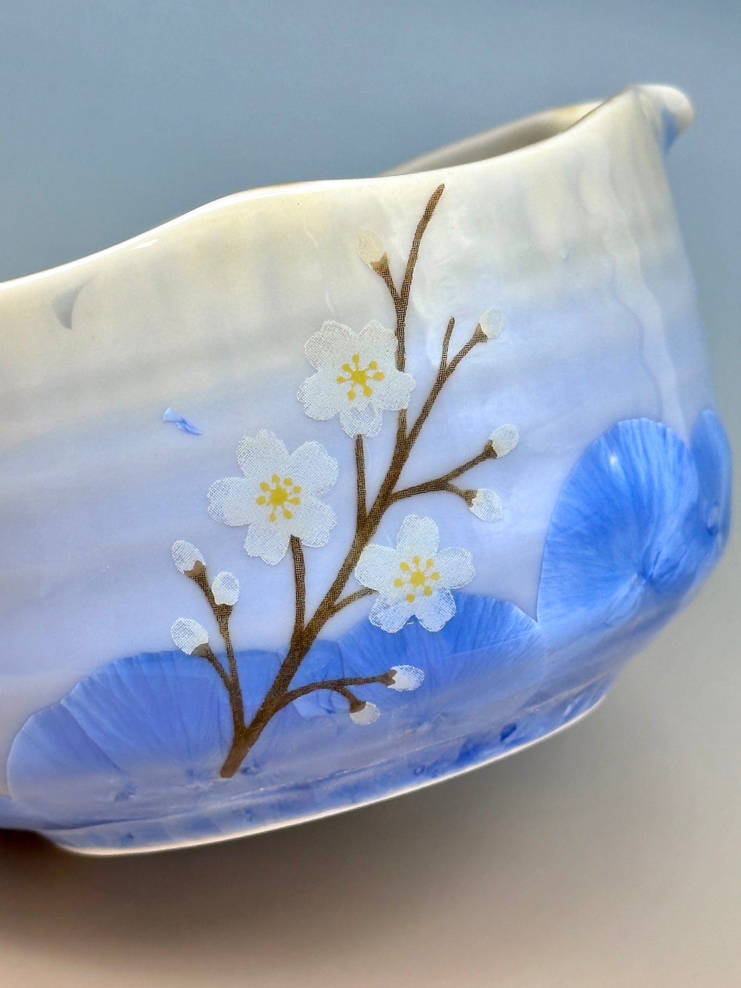 Blue Blooming Matcha Bowl Set