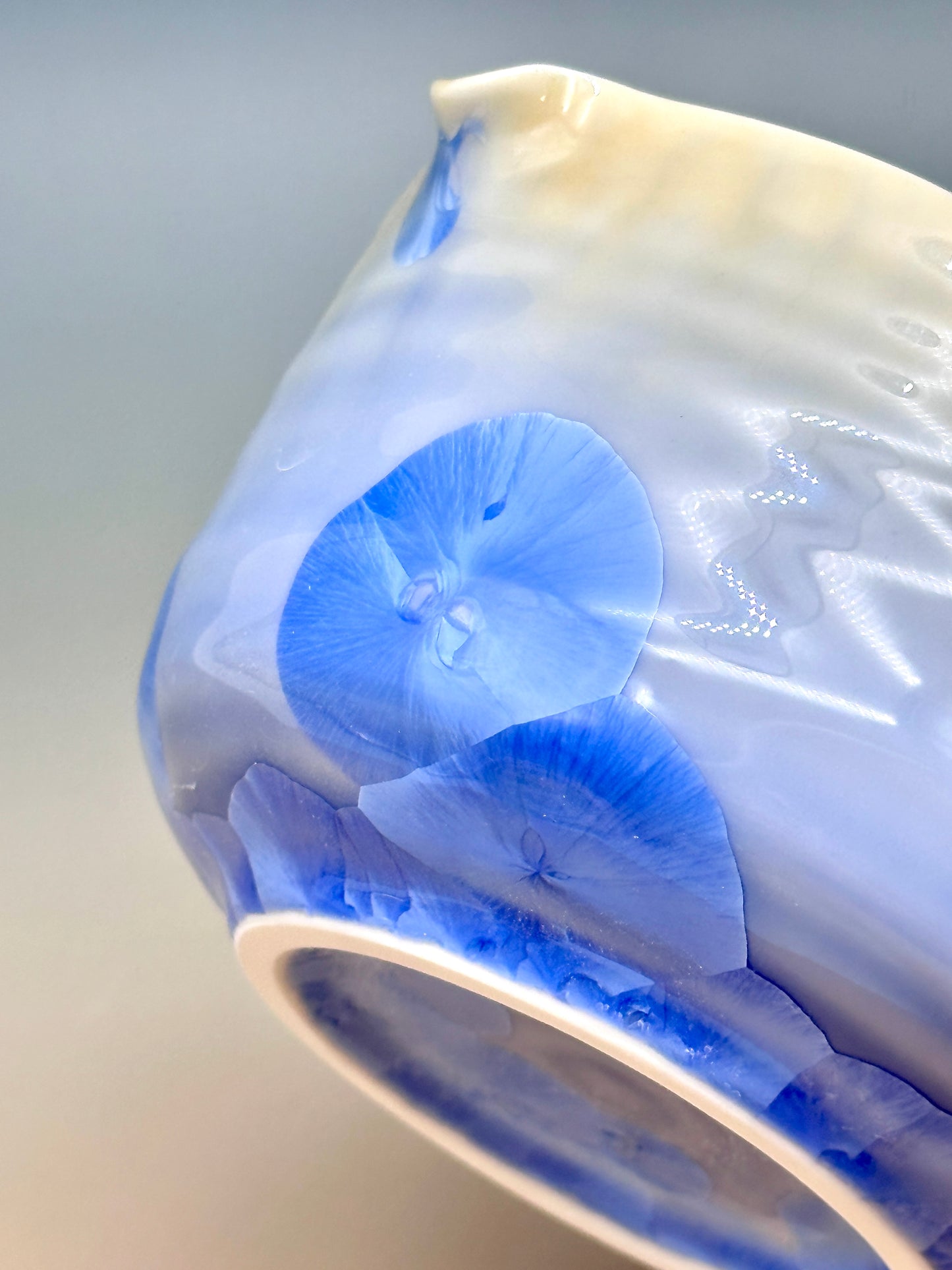 Blue Blooming Matcha Bowl Set