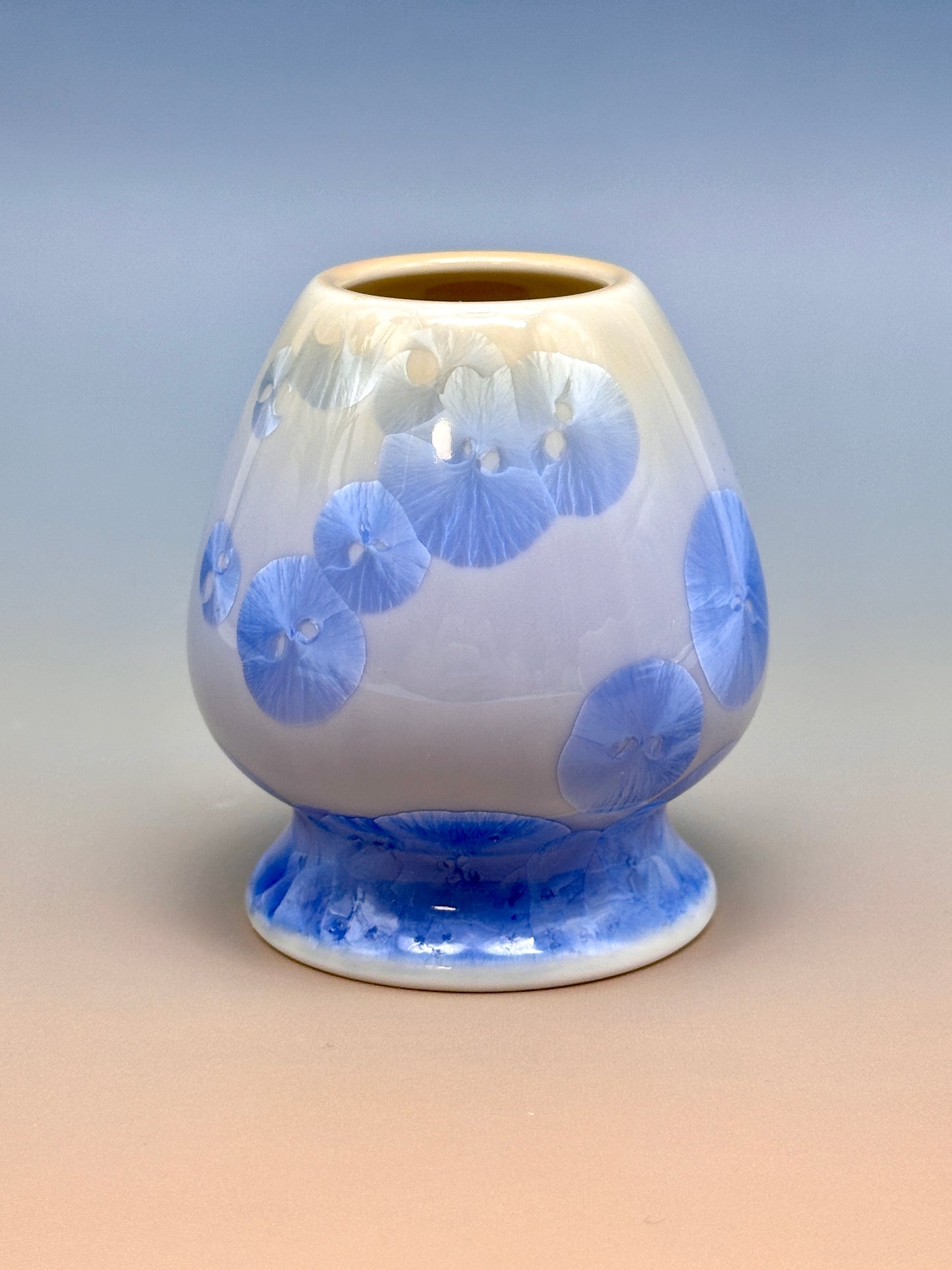 Blue Blooming Matcha Bowl Set