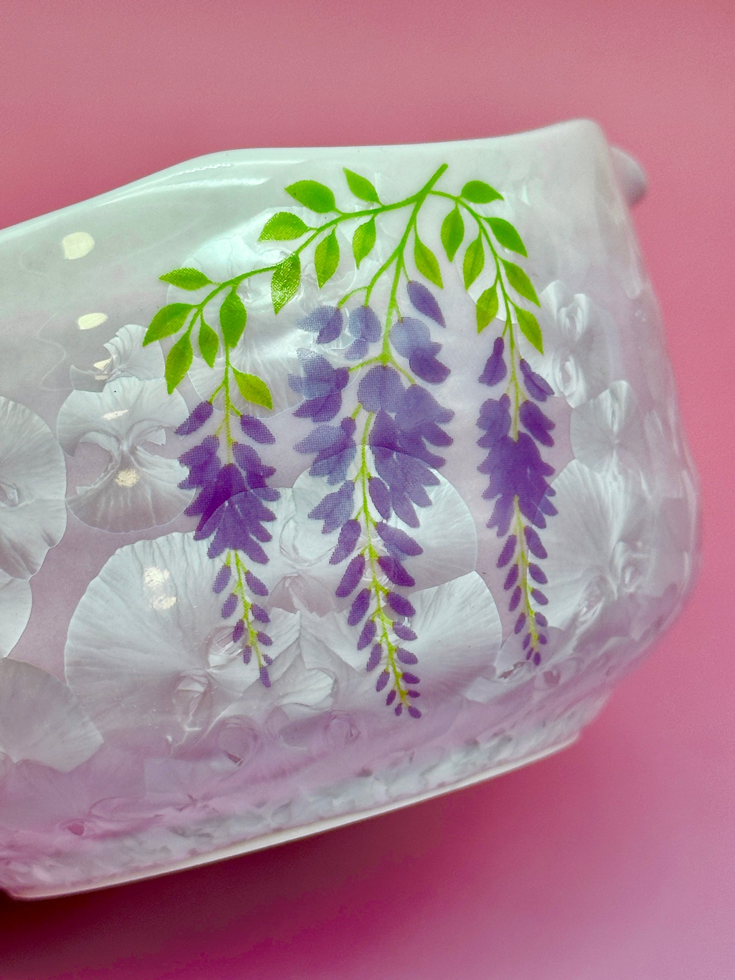 Purple Blooming Matcha Bowl Set