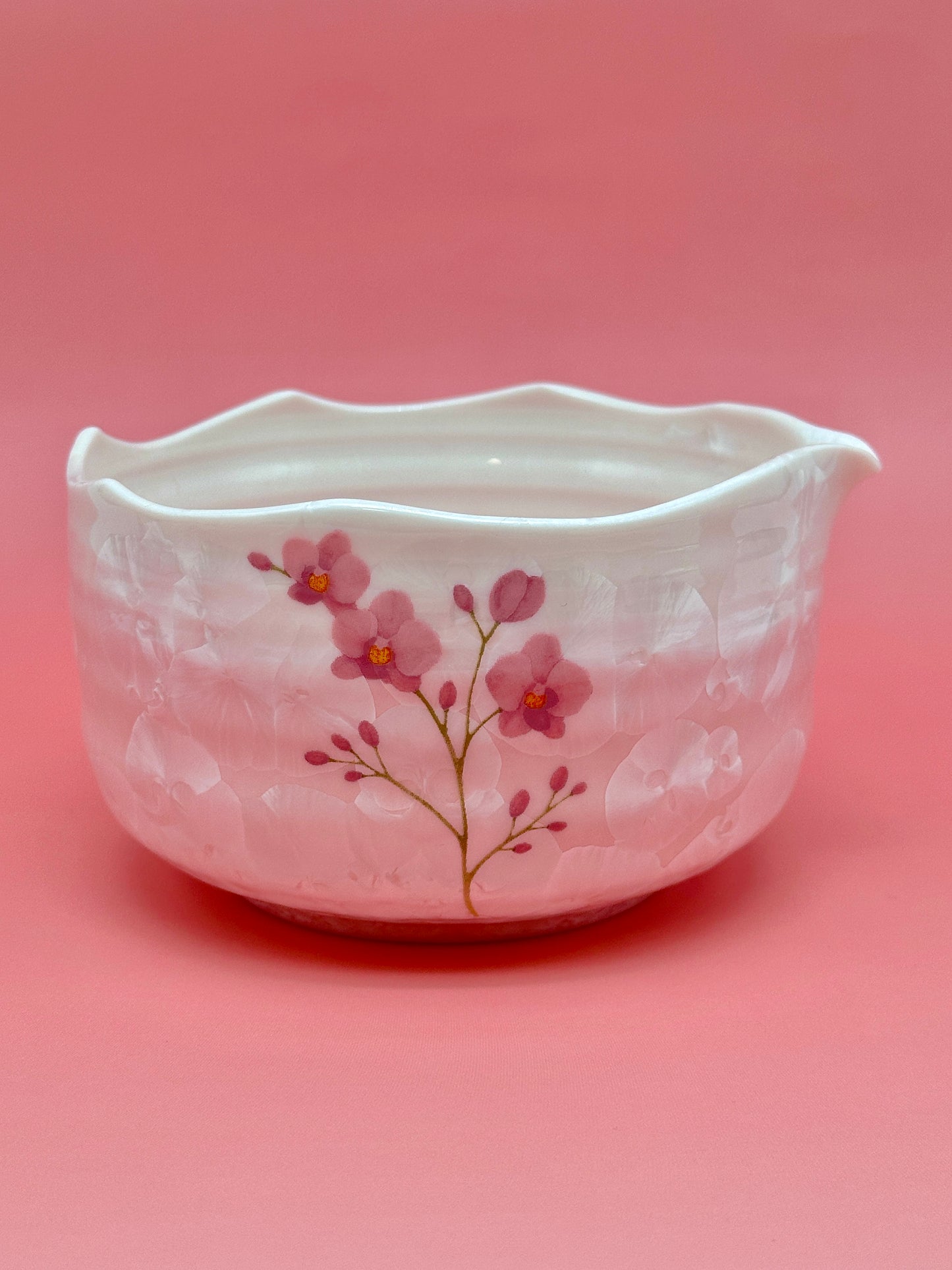 Pink Blooming Bowl Matcha Set