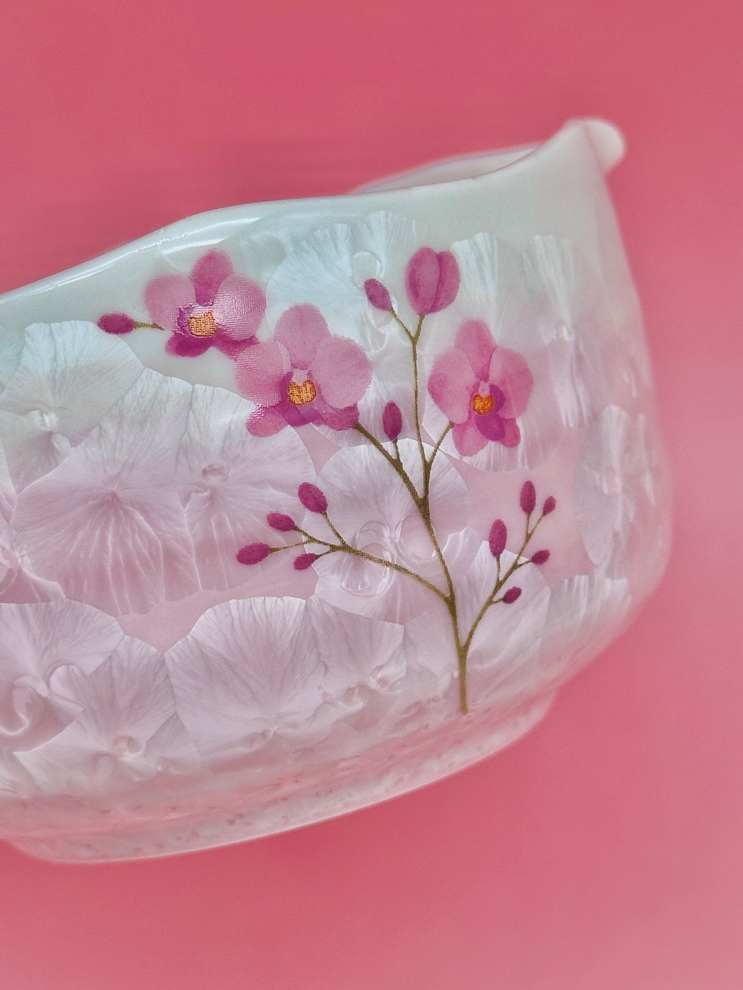 Pink Blooming Bowl Matcha Set